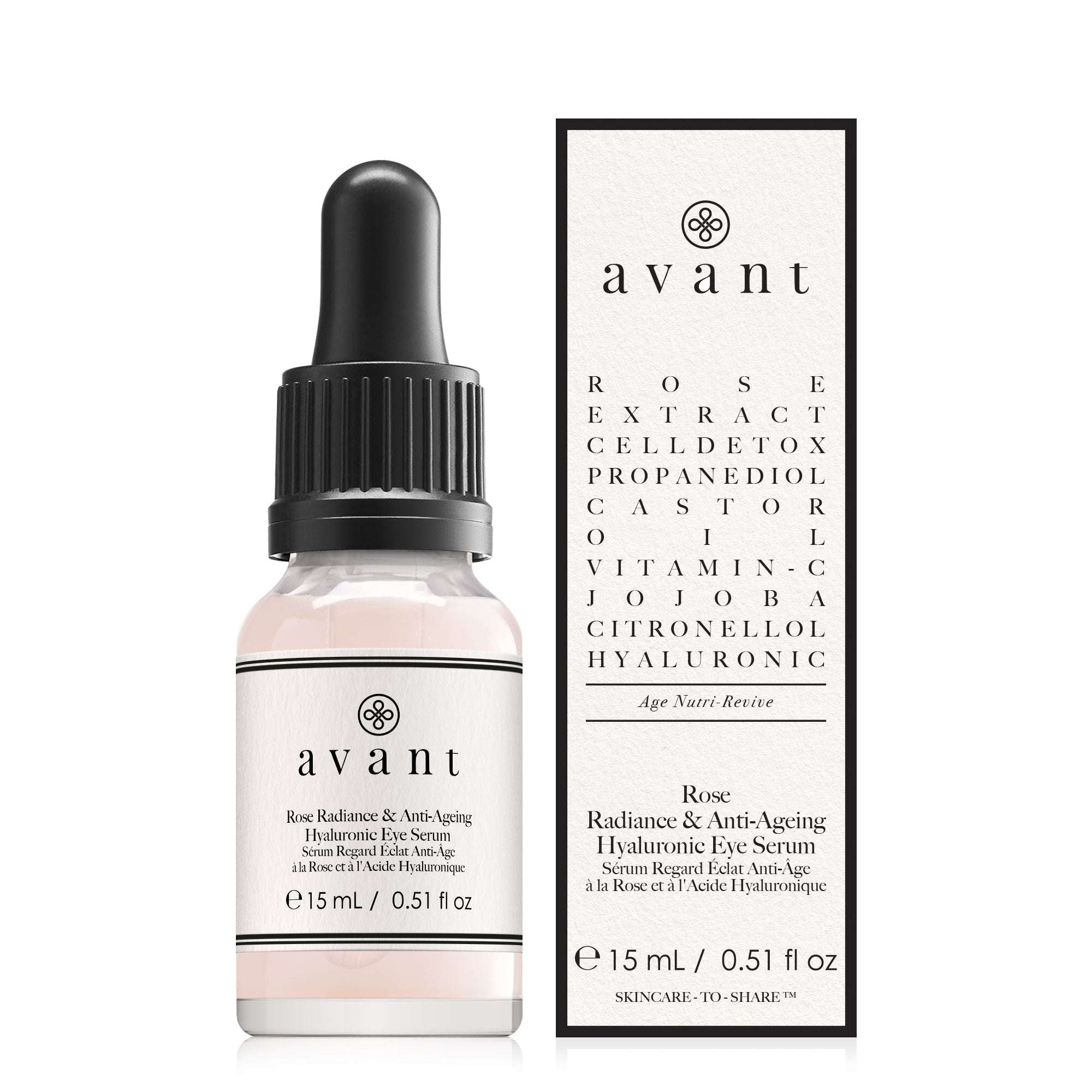 Rose Radiance & Anti-ageing Hyaluronic Eye Serum