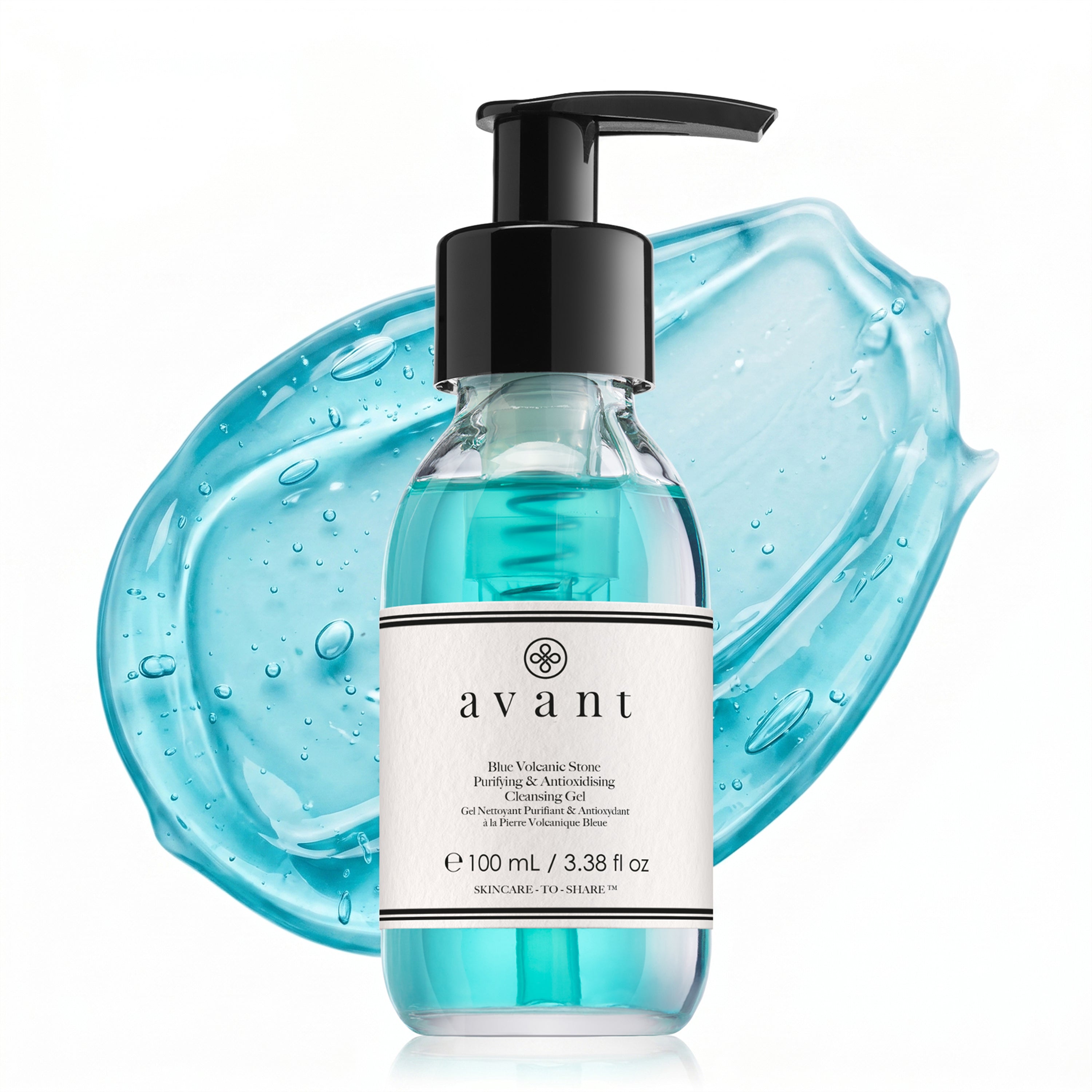 Blue Volcanic Stone Purifying & Antioxidising Cleansing Gel