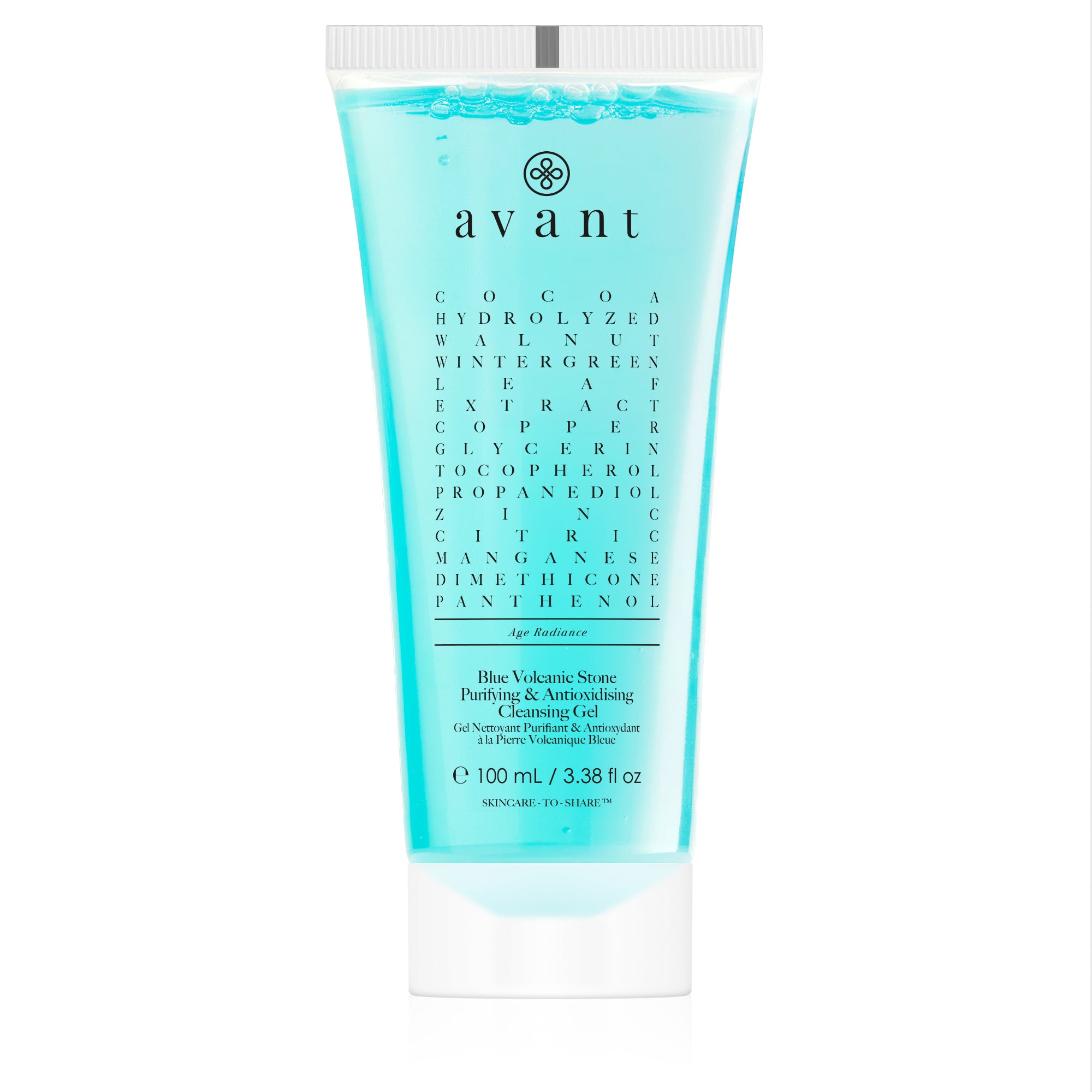 Blue Volcanic Stone Purifying & Antioxidising Cleansing Gel Travel Pack - 100ml