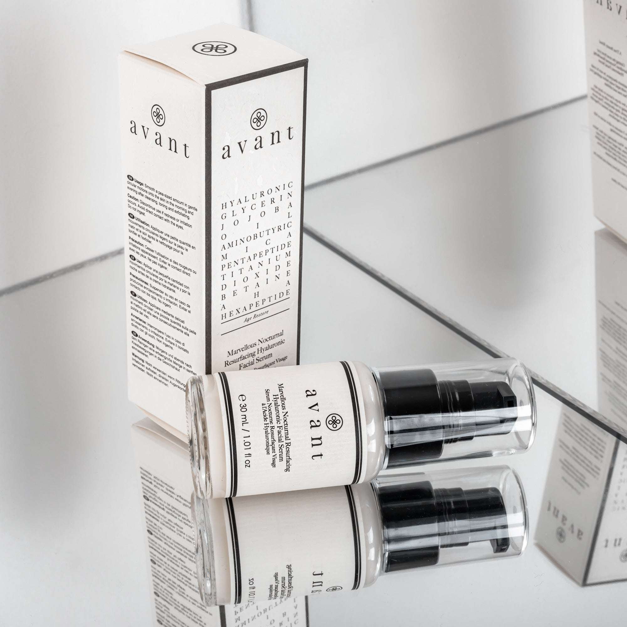 Marvellous Nocturnal Resurfacing Hyaluronic Facial Serum