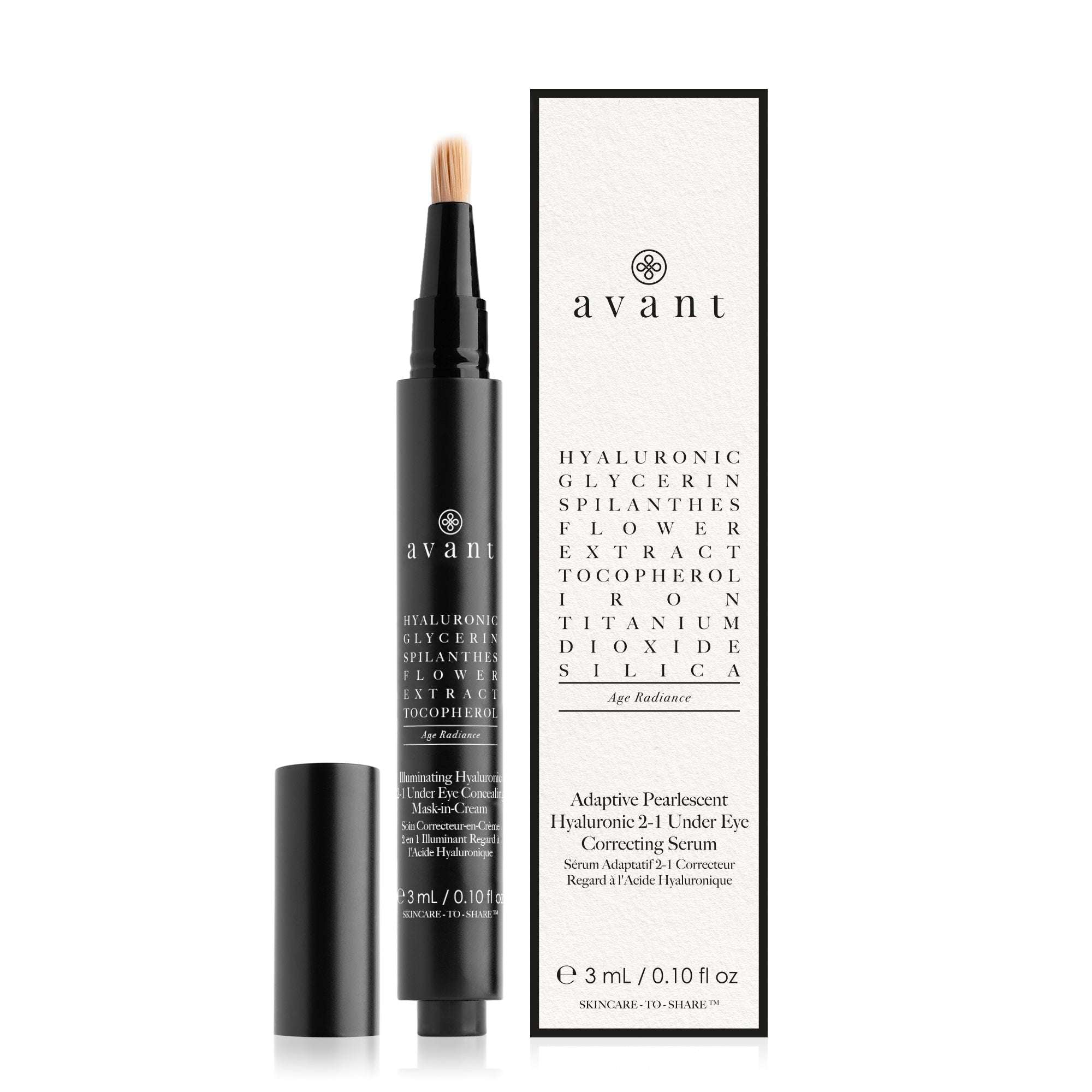 Adaptive Pearlescent Hyaluronic 2-1 Under Eye Correcting Serum