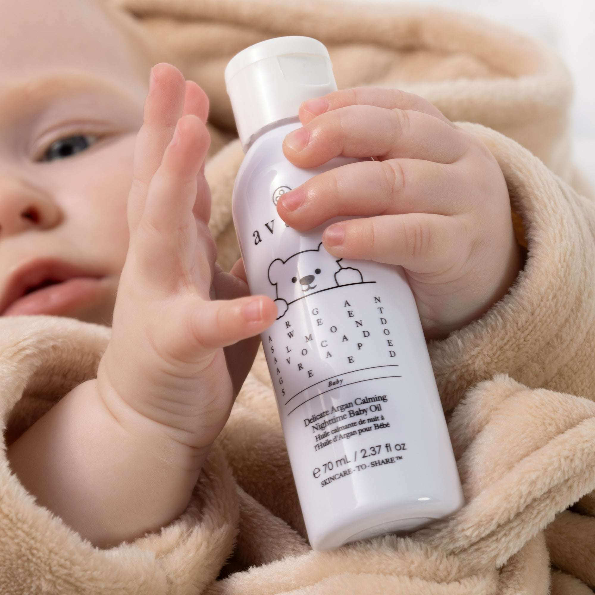 Delicate Argan Calming Nighttime Baby Oil