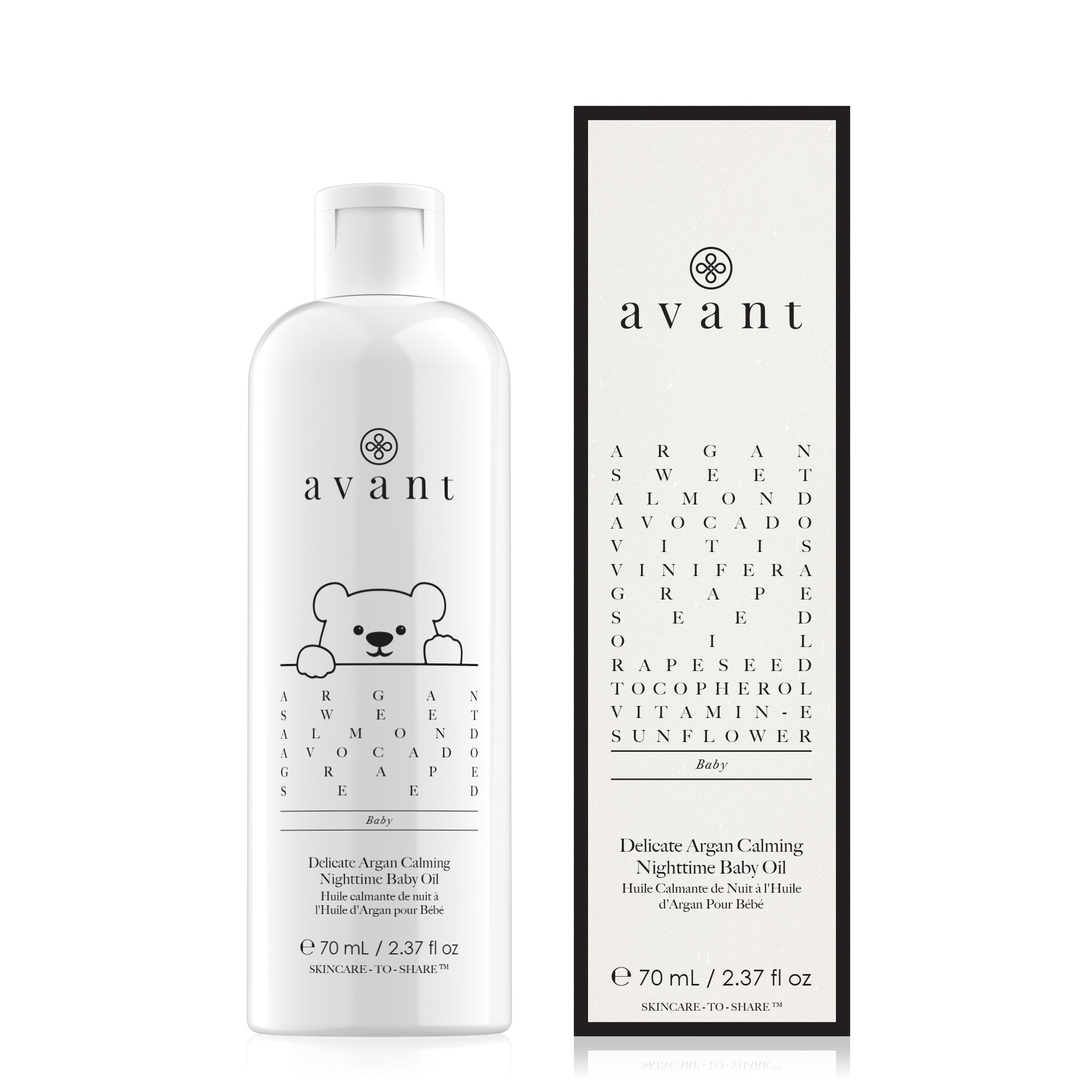 Delicate Argan Calming Nighttime Baby Oil