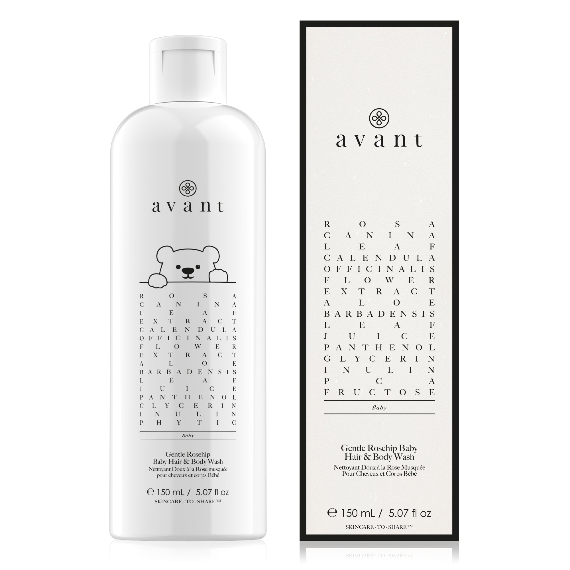 Gentle Rosehip Baby Hair Body Wash