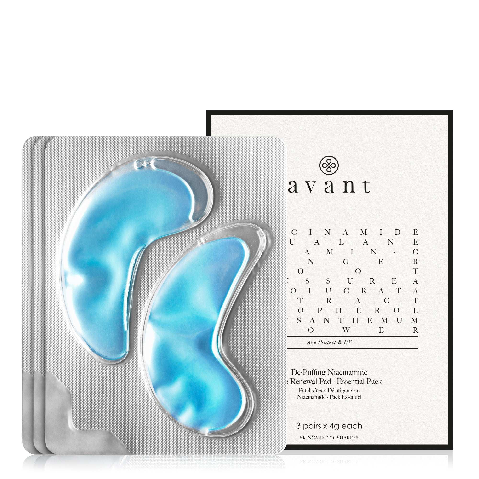De-Puffing Niacinamide Eye Renewal Pads Essential Pack