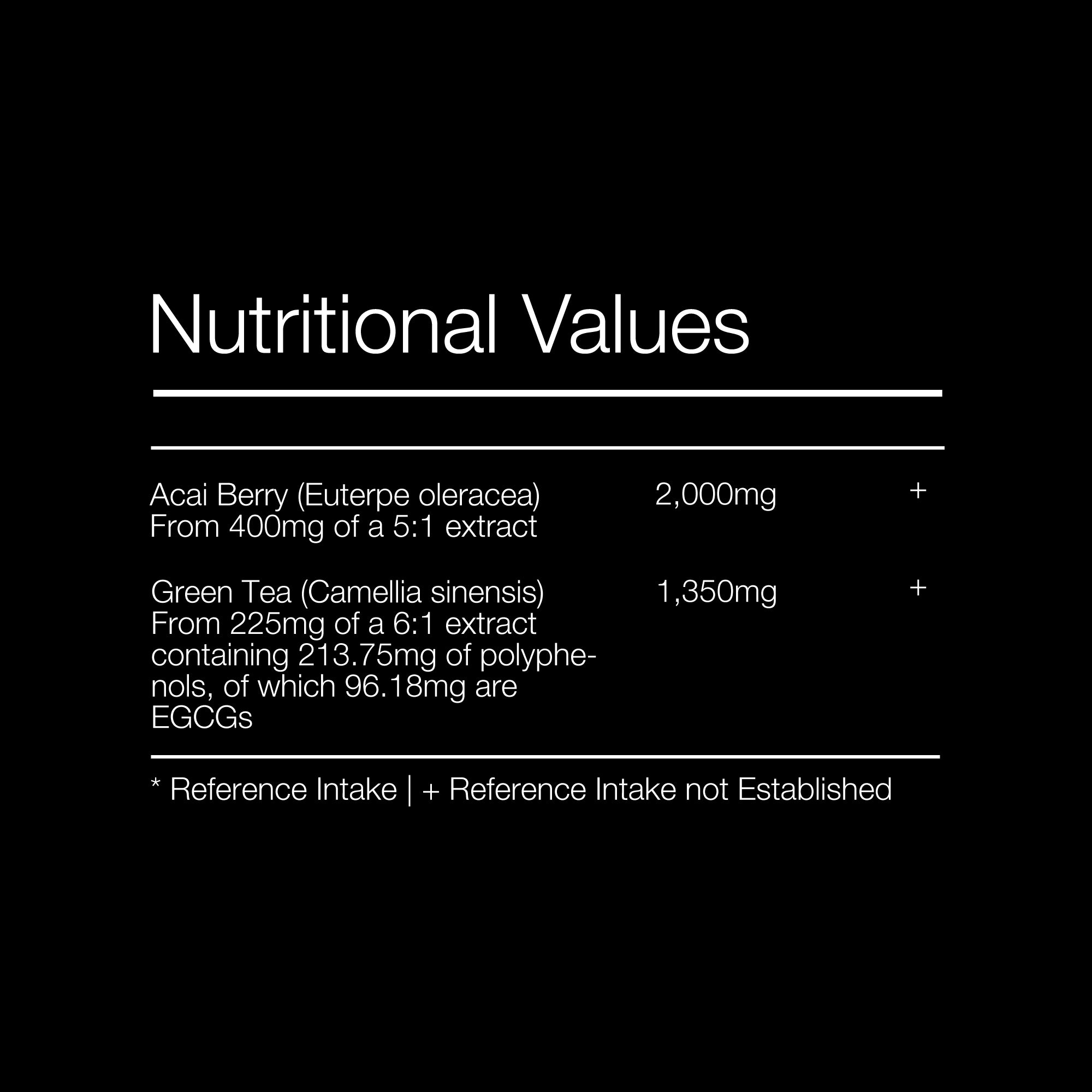 Açai Berry & Green Tea Skin Health & Immune Support Complex