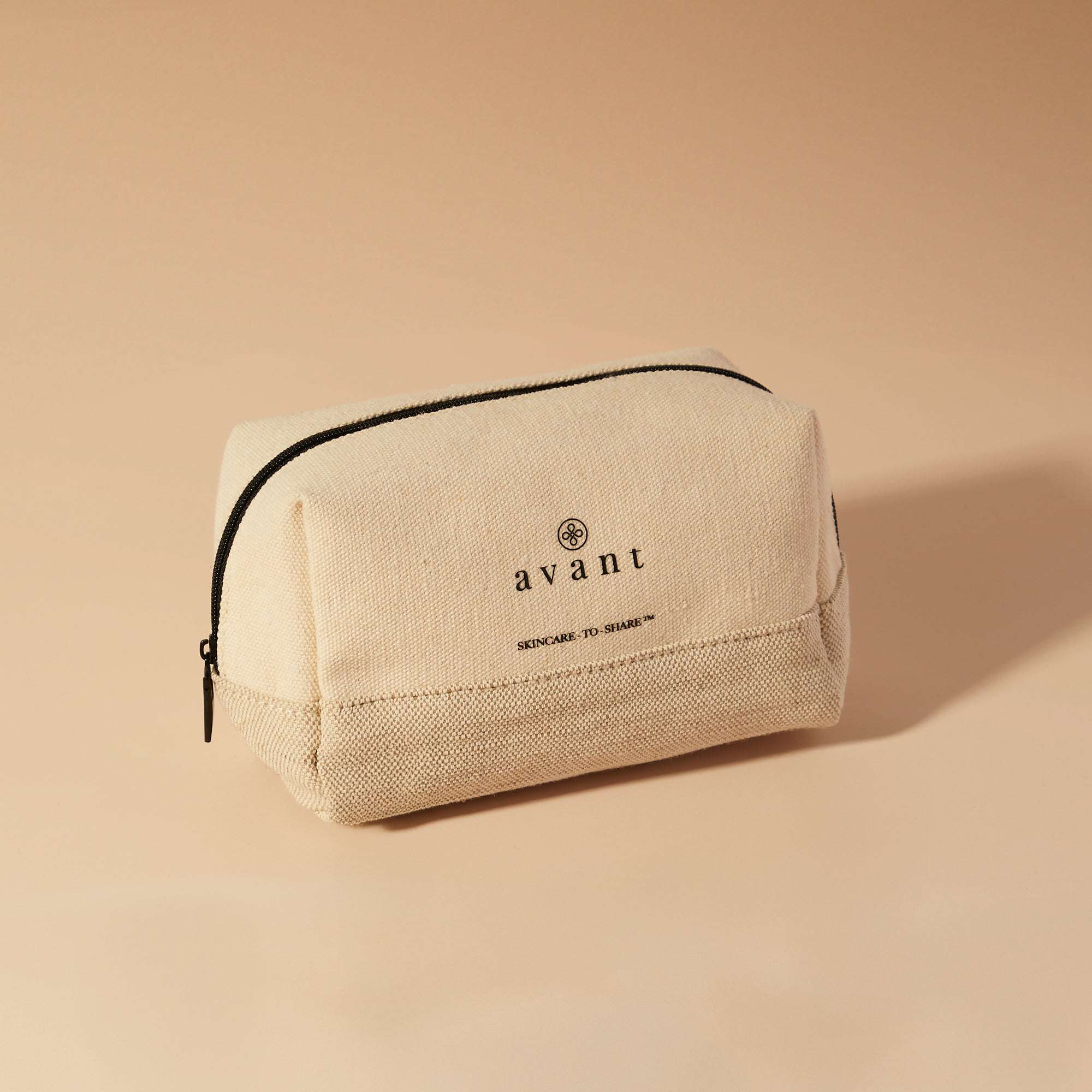 Avant Recycled Cotton Cosmetic Bag