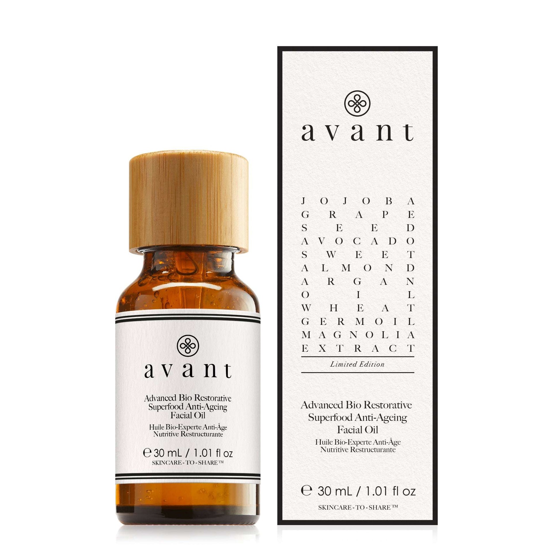 LIMITED EDITION Advanced Bio Restorative Superfood Facial Oil