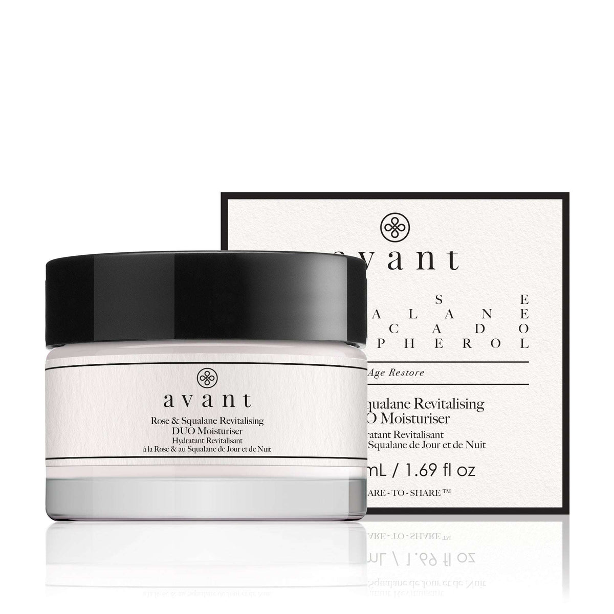 Rose & Squalane Revitalising DUO Moisturiser - 123 Elegance