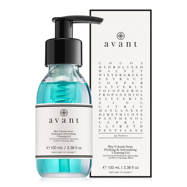 Blue Volcanic Stone Purifying & Antioxidising Cleansing Gel