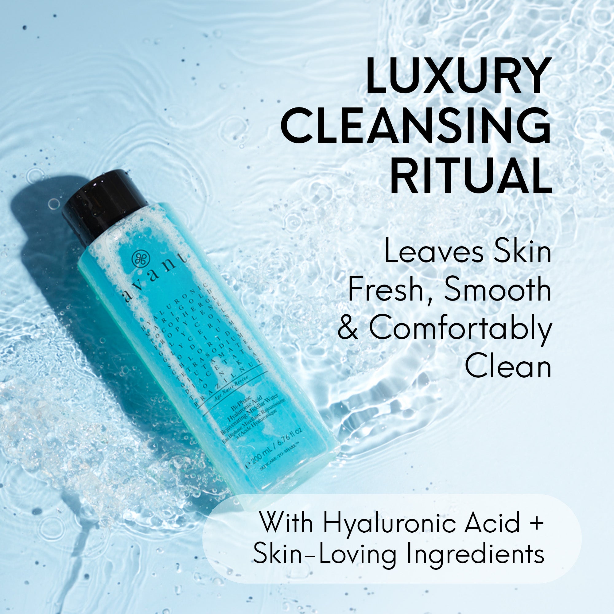 Bi-Phase Hyaluronic Acid Rejuvenating Micellar Water
