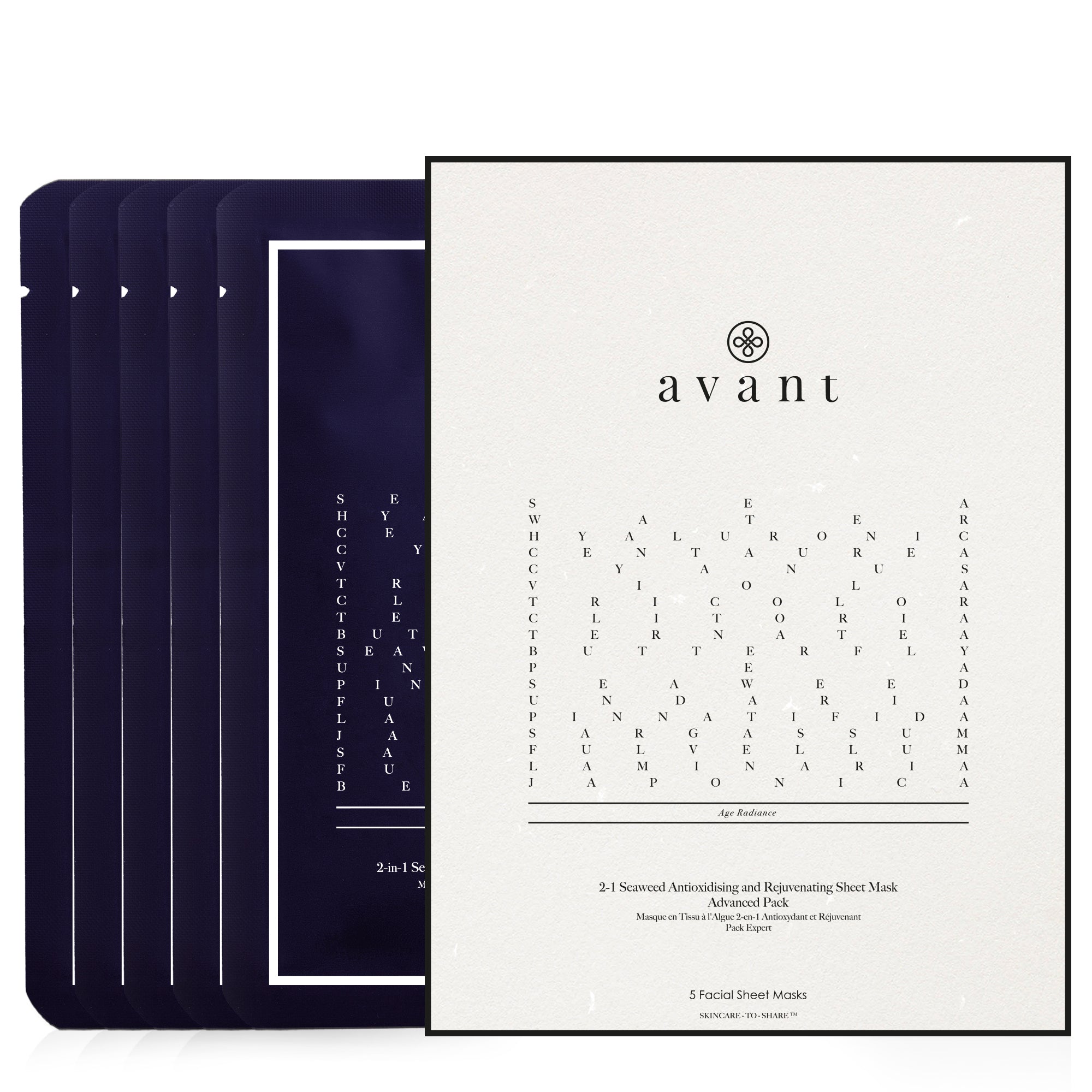 2-1 Seaweed Antioxidising and Rejuvenating Sheet Mask Advanced Pack