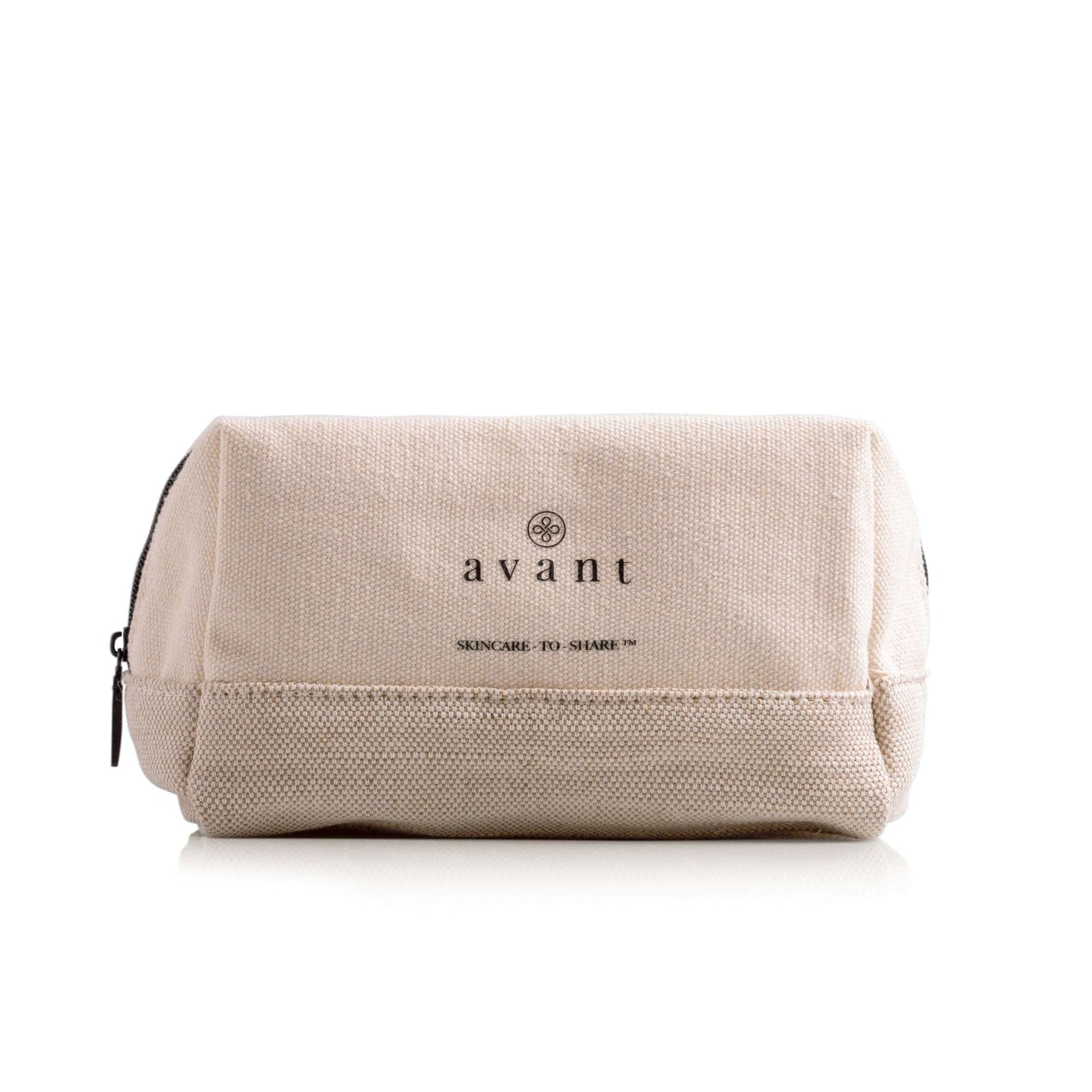 Trousse de maquillage en coton recyclé